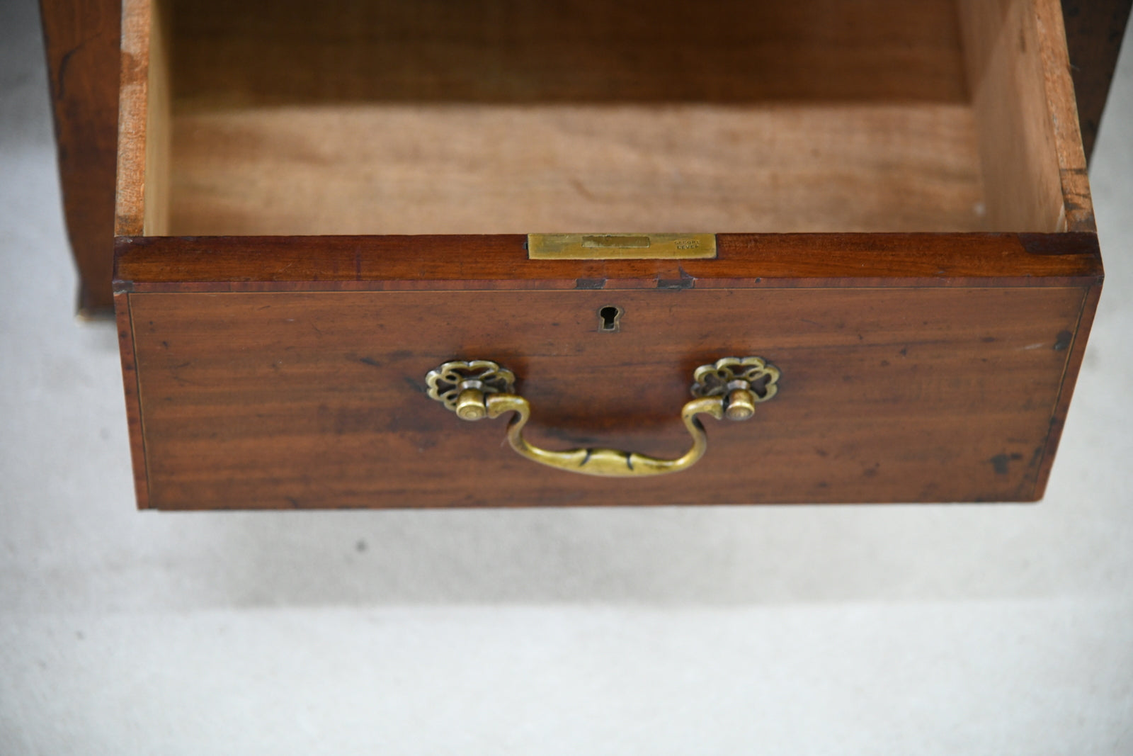 Robson & Sons Inlaid Edwardian Mahogany Desk