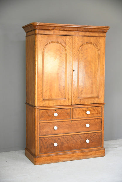 Victorian Satin Birch Linen Press