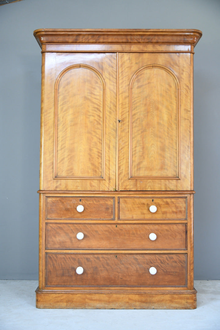 Victorian Satin Birch Linen Press