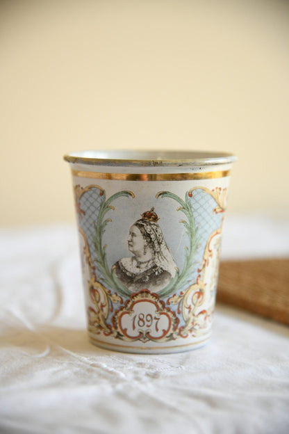 Queen Victoria Enamel Cup