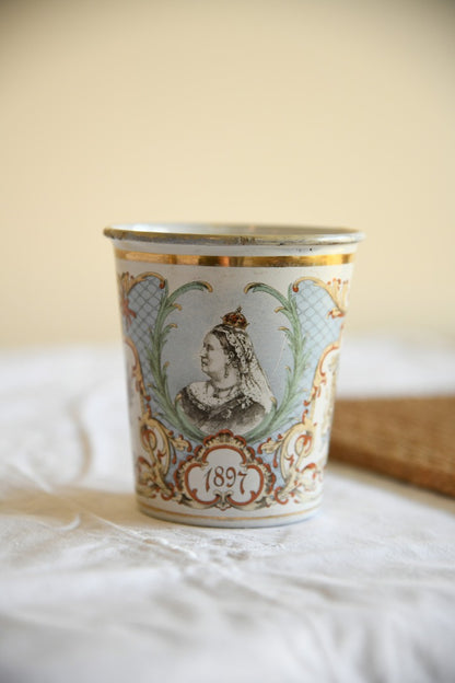 Queen Victoria Enamel Cup