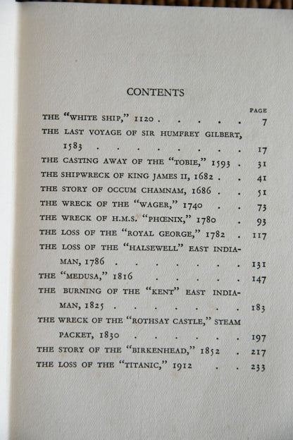 Peril Of The Sea - J G Lockhart