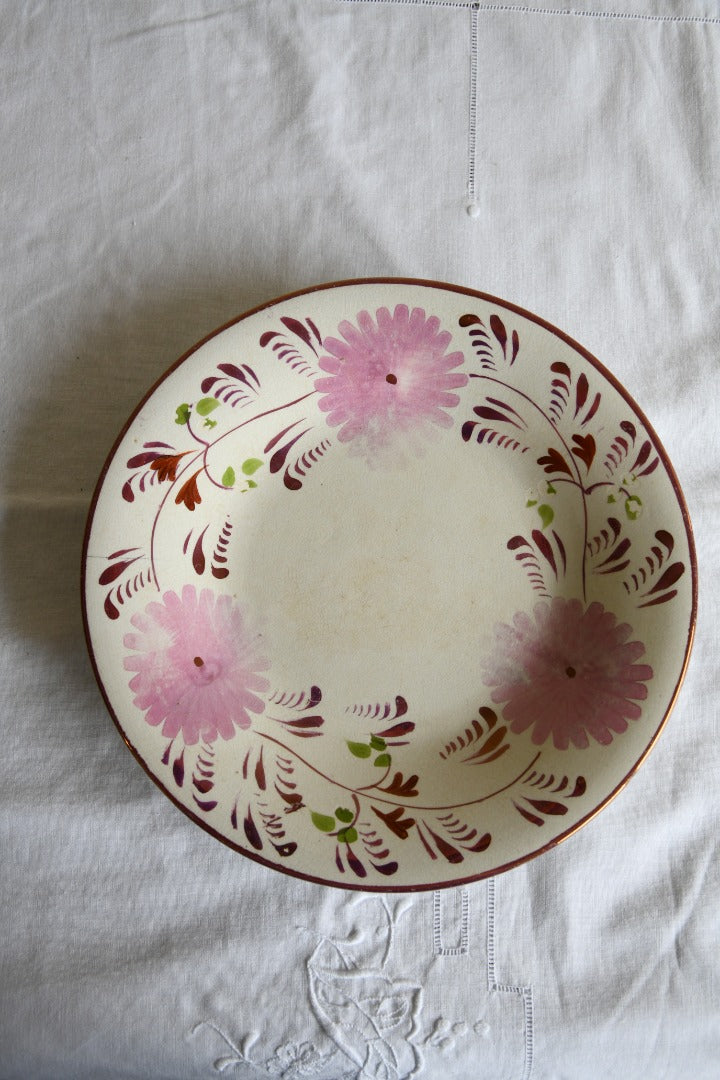 Grays Pottery Hand Painted Plate and Bowl