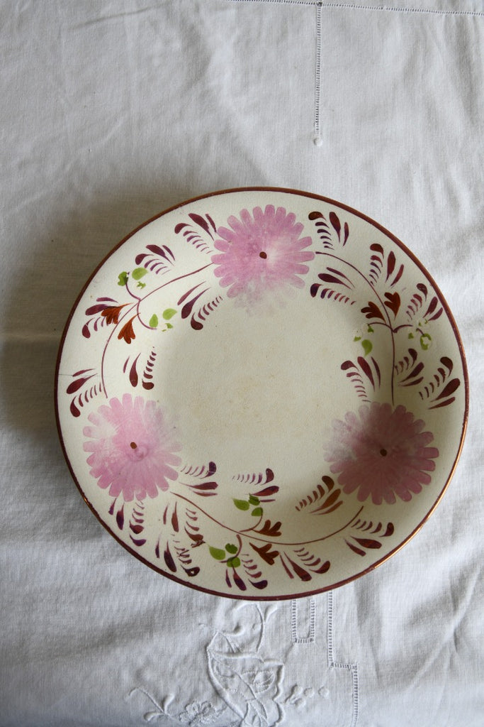 Grays Pottery Hand Painted Plate and Bowl