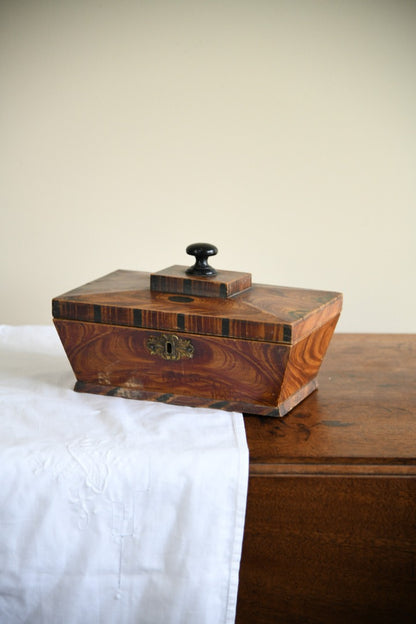 Stained Pine Sarcophagus Work Box