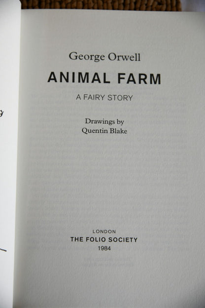 Animal Farm - George Orwell A Fairy Story