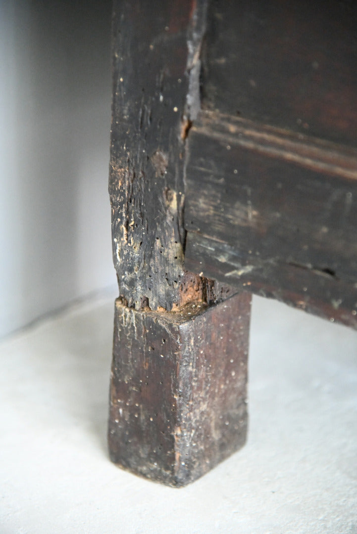 Antique Rustic English Country Kitchen Georgian Oak Dresser