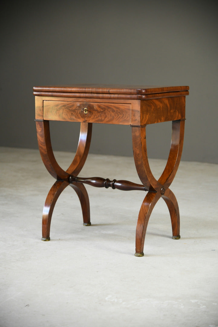 19th Century Mahogany Card Table