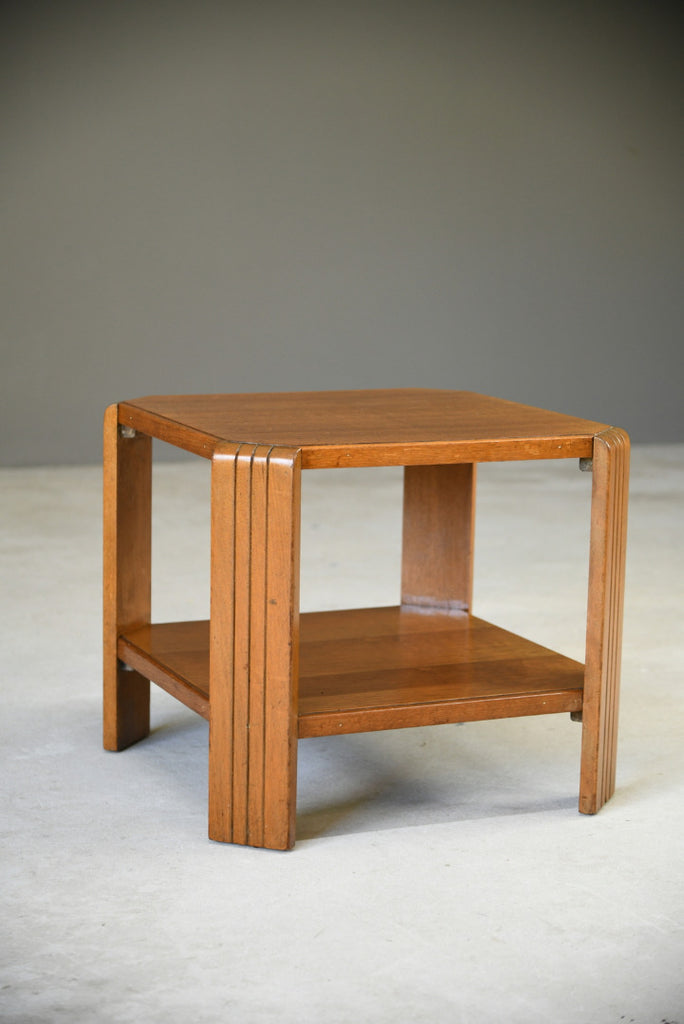 Deco Style Square Oak Coffee Table