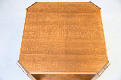 Deco Style Square Oak Coffee Table