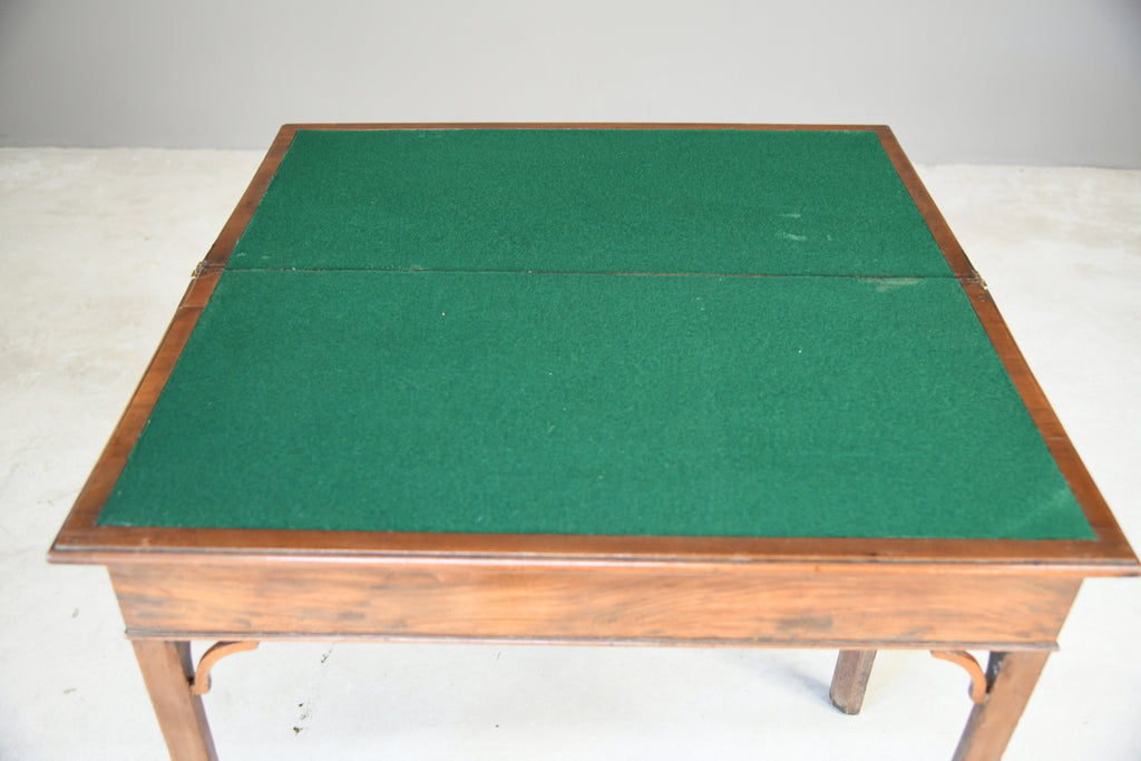 Antique Mahogany Games Table