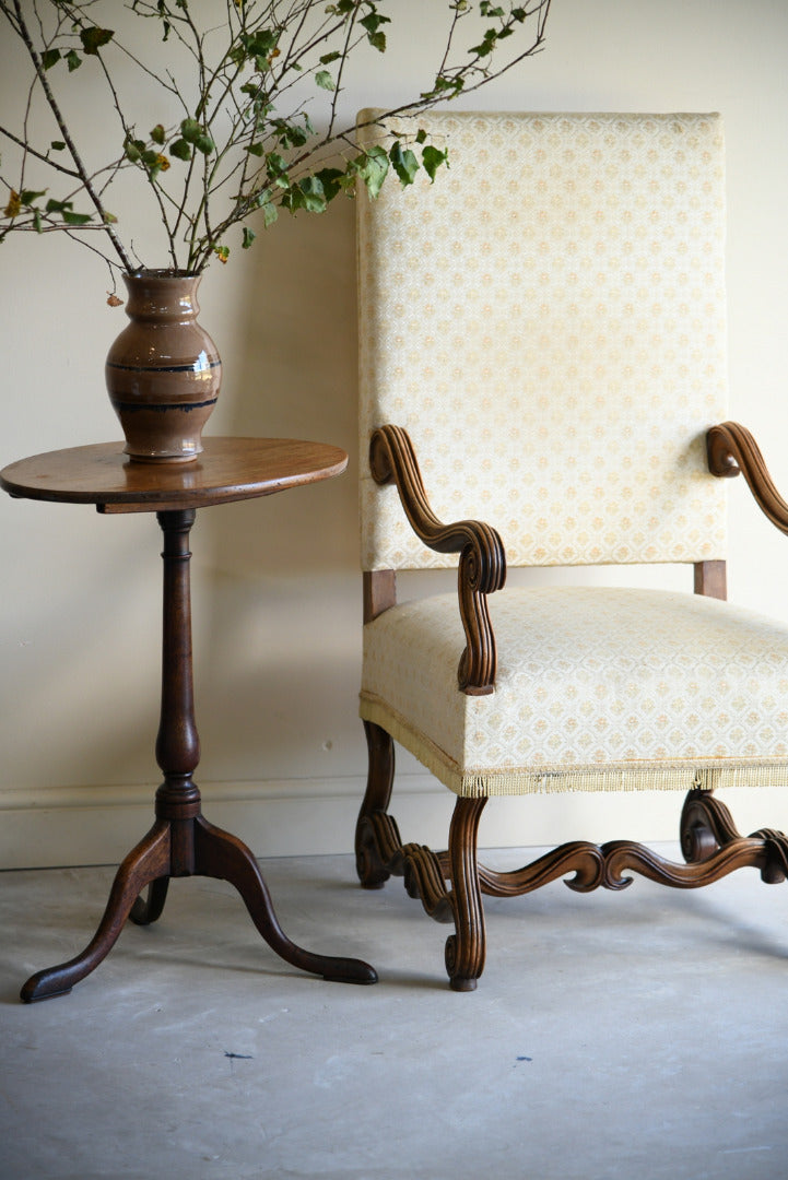 Mahogany Oval Tripod Table