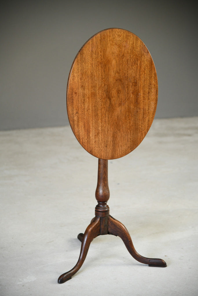 Mahogany Oval Tripod Table