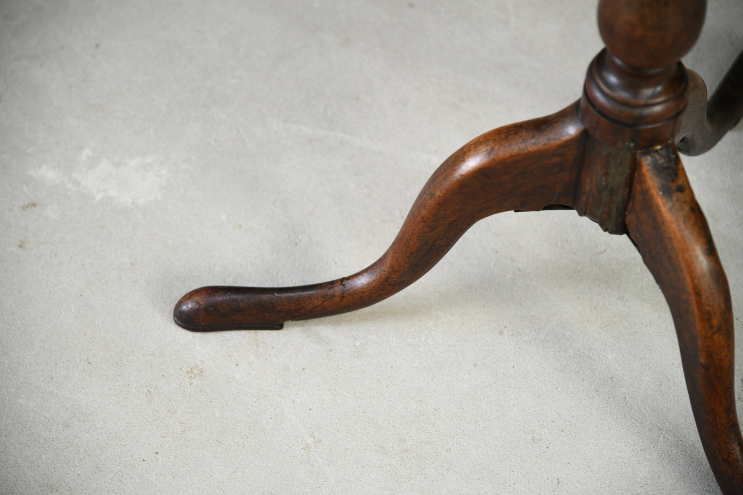 Mahogany Oval Tripod Table