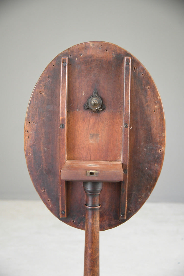 Mahogany Oval Tripod Table