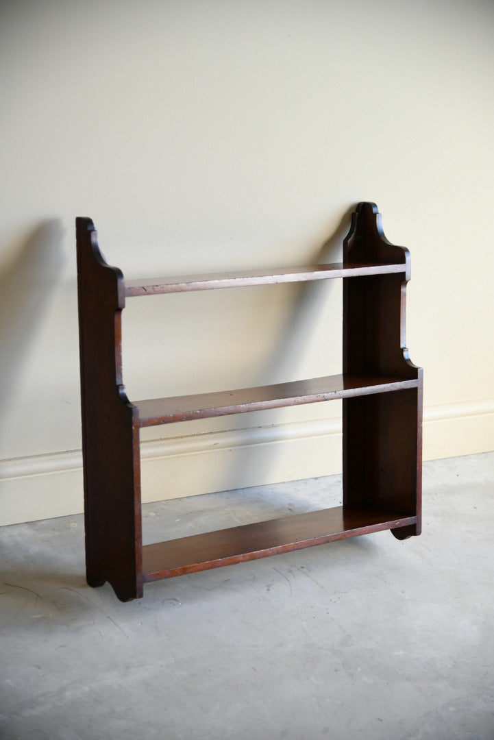 Mahogany Wall Mount Shelf