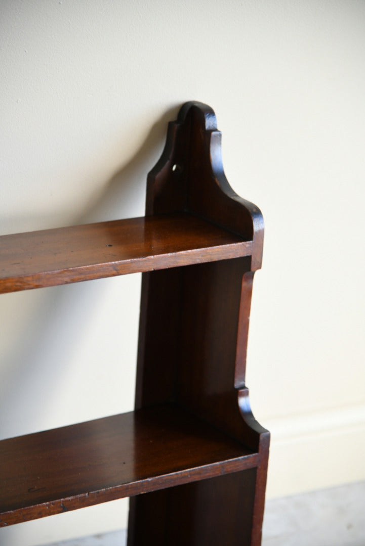 Mahogany Wall Mount Shelf