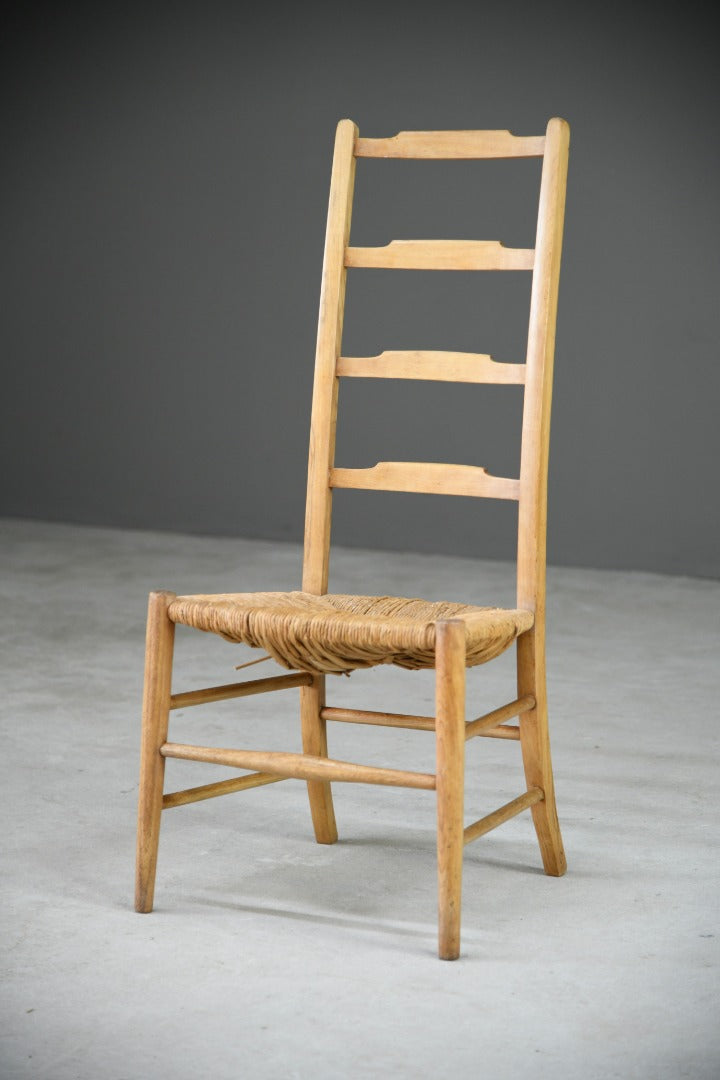 Arts & Crafts Ladder Back Rush Chair