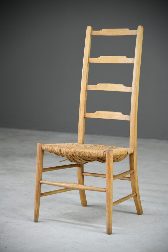 Arts & Crafts Ladder Back Rush Chair