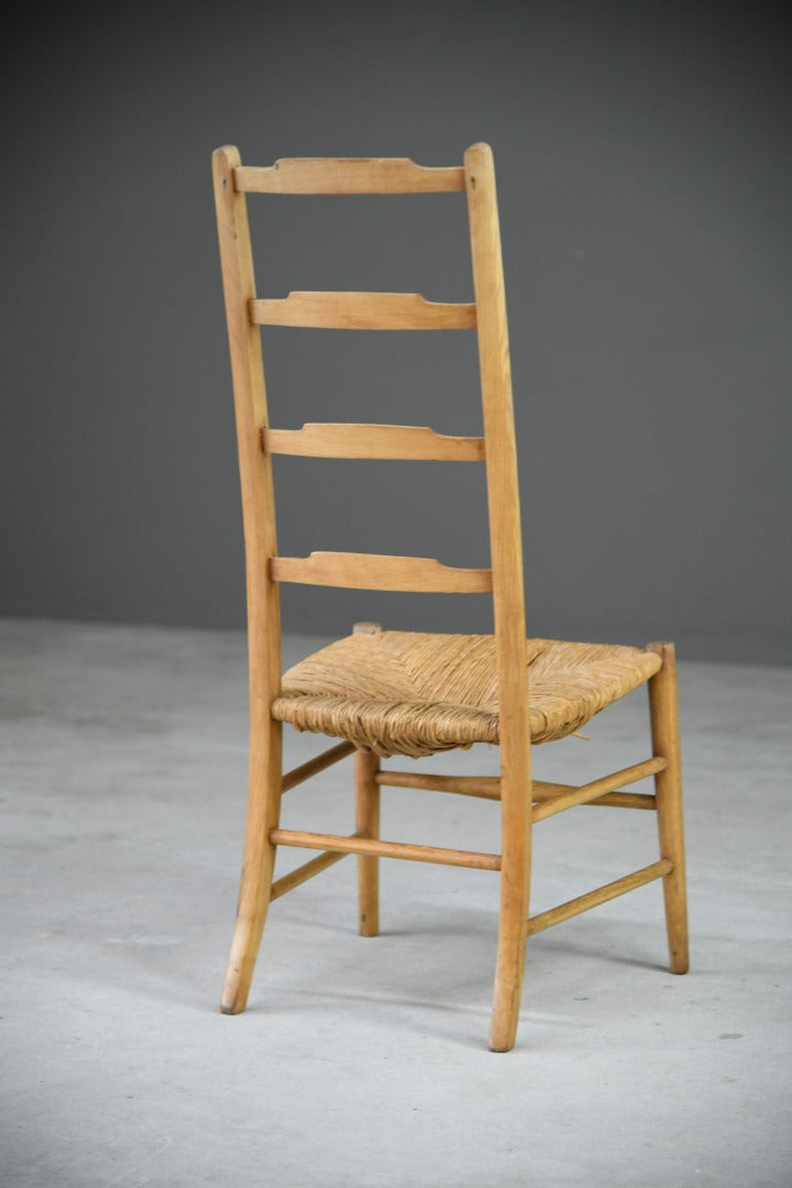 Arts & Crafts Ladder Back Rush Chair