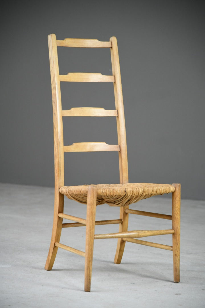 Arts & Crafts Ladder Back Rush Chair