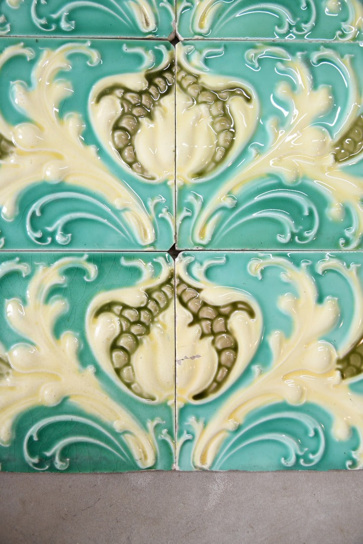 12 Flaxman Art Nouveau Splashback Tiles