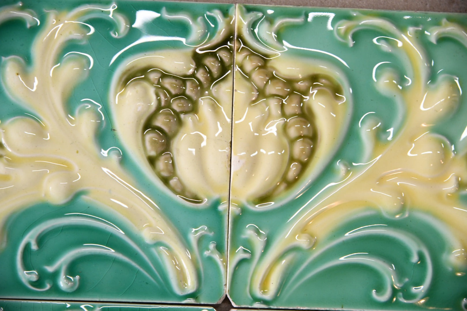 12 Flaxman Art Nouveau Splashback Tiles