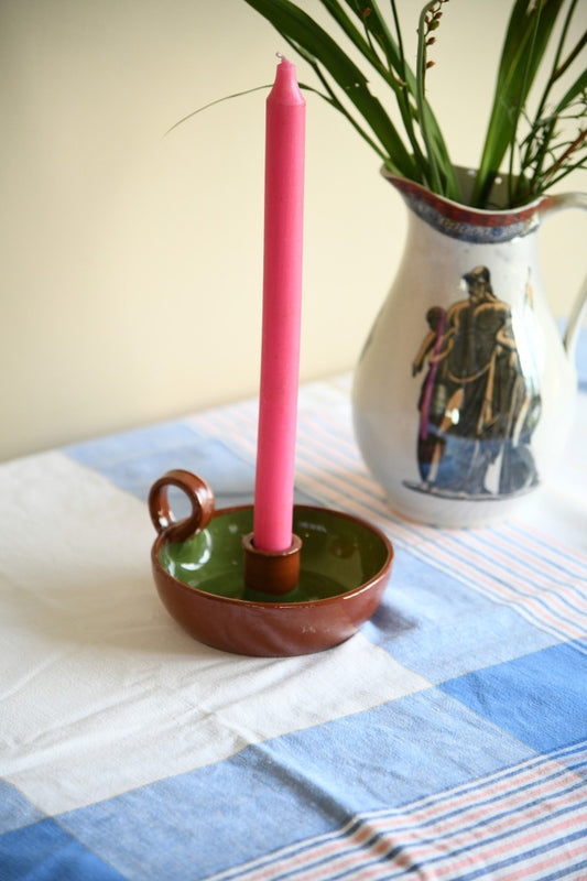 Royal Barum Ware Chamber Candle Holder