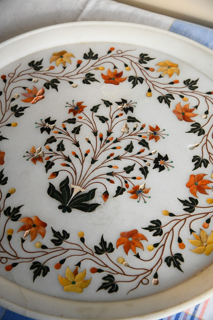 Marble Inlaid Tray