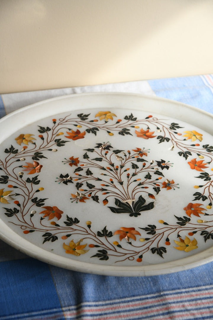 Marble Inlaid Tray