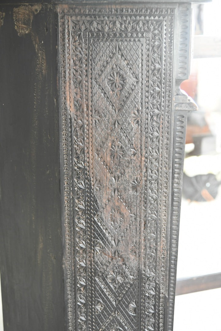 Antique Carved Glazed Cabinet