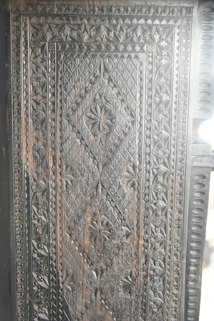 Antique Carved Glazed Cabinet