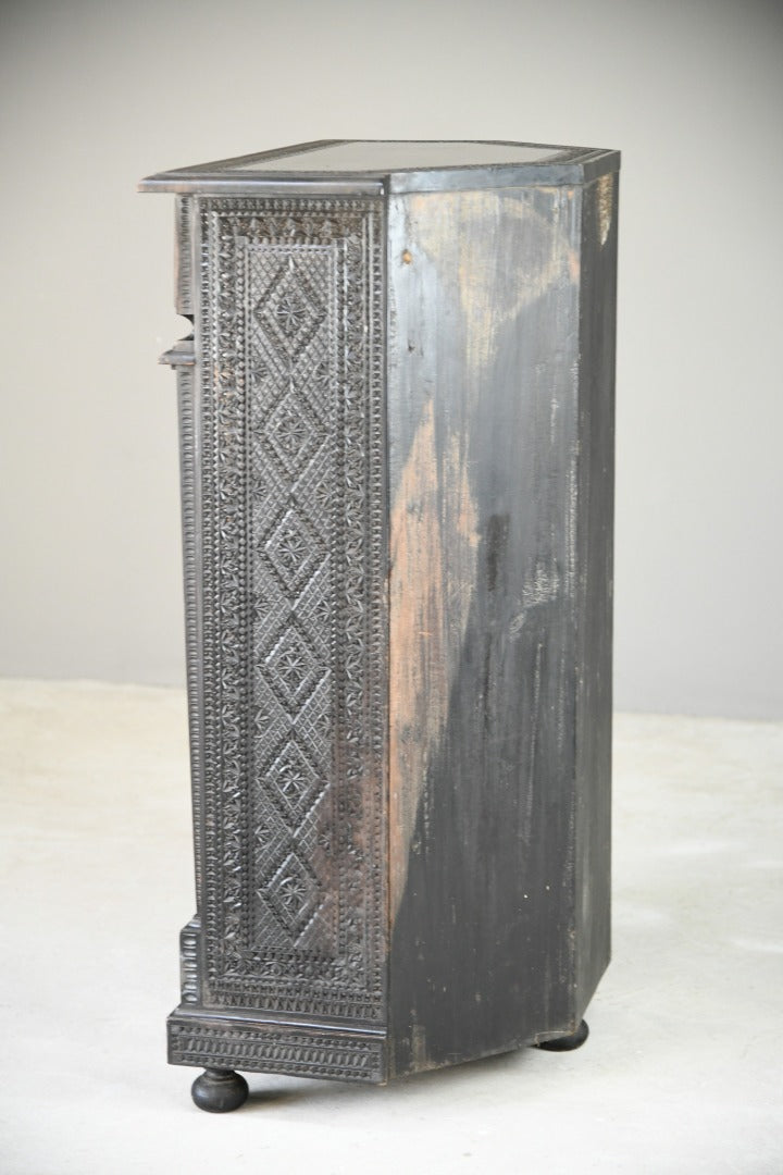 Antique Carved Glazed Cabinet