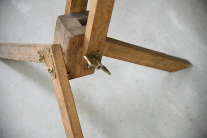 Vntage Wooden Artist Easel