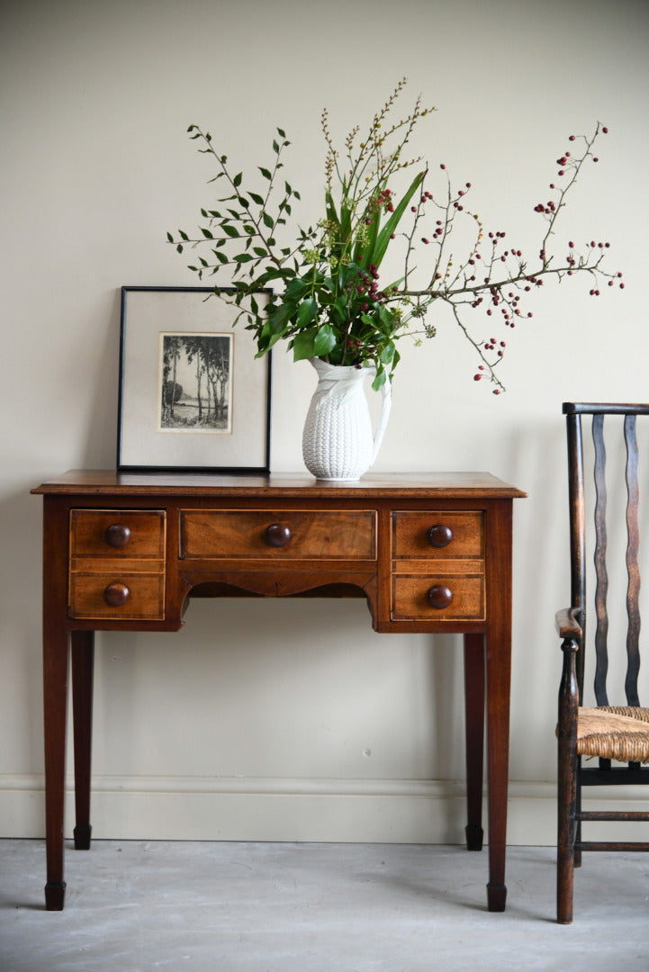 Antique Mahogany Crossbanded Georgian Writing Table