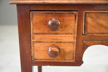 Antique Mahogany Crossbanded Georgian Writing Table