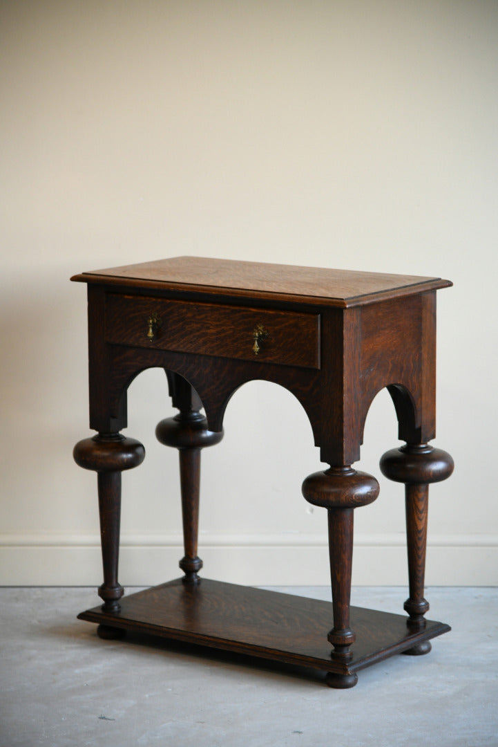 William & Mary Style Oak Table