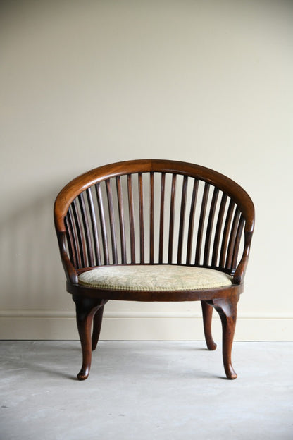 Early 20th Century Walnut Occasional Chair