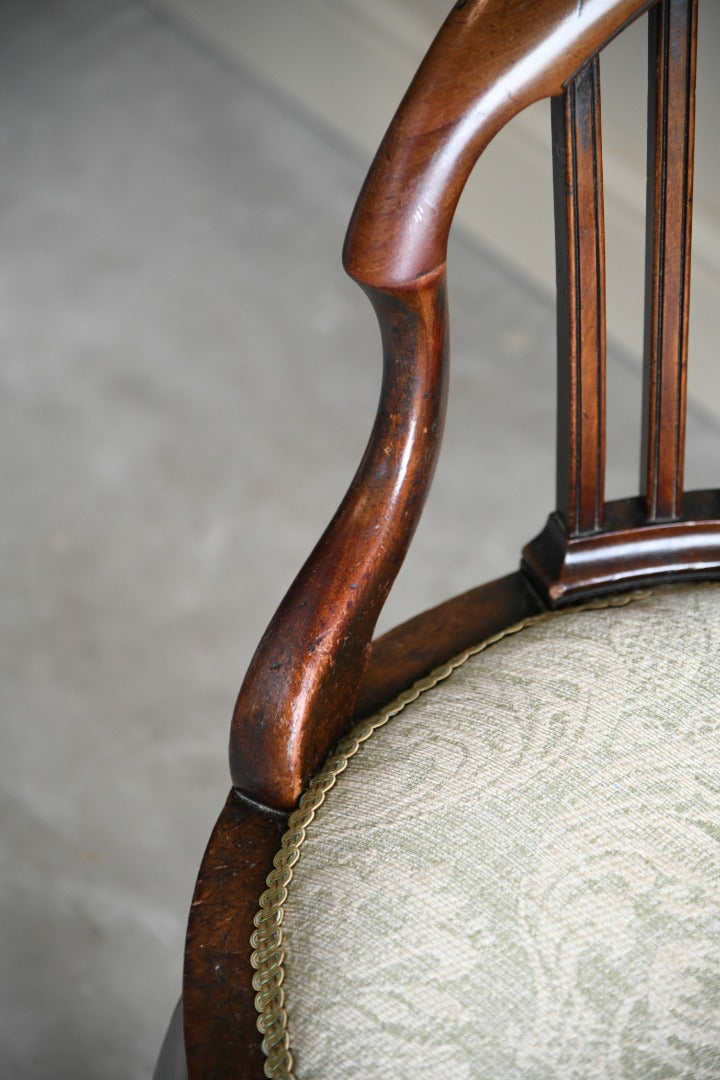 Early 20th Century Walnut Occasional Chair