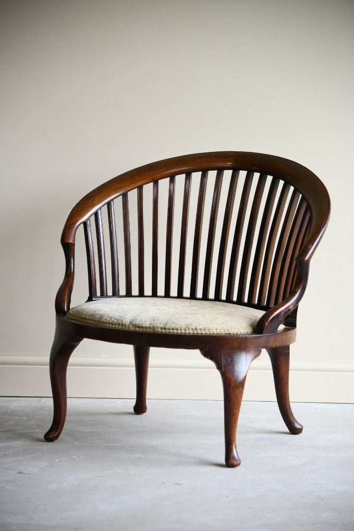 Early 20th Century Walnut Occasional Chair