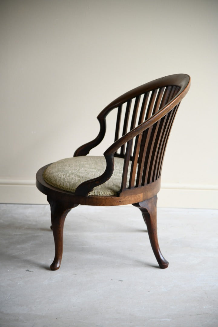 Early 20th Century Walnut Occasional Chair