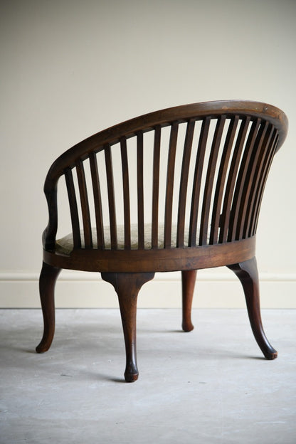 Early 20th Century Walnut Occasional Chair