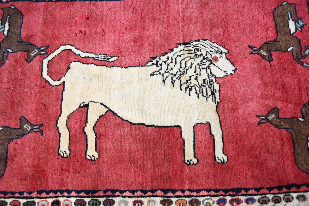 Persian Qashqai Pictorial Rug