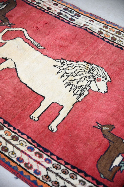 Persian Qashqai Pictorial Rug