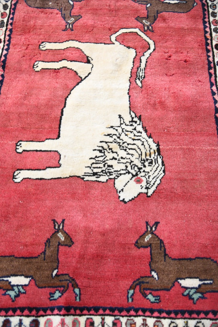 Persian Qashqai Pictorial Rug