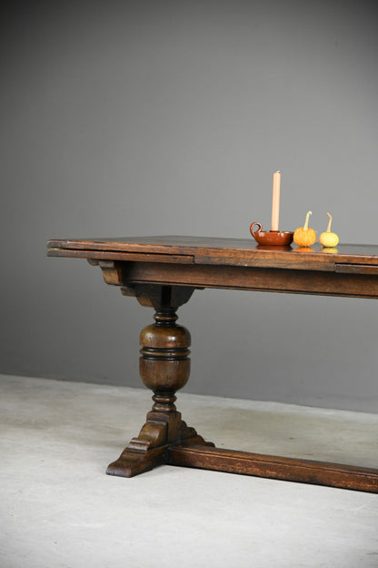 Jacobean Style Oak Dining Table