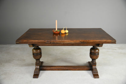 Jacobean Style Oak Dining Table