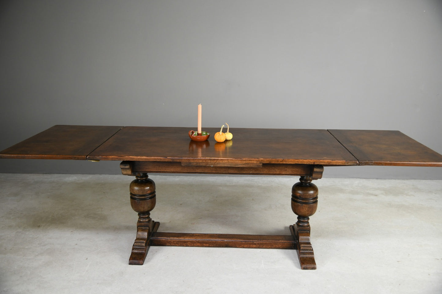 Jacobean Style Oak Dining Table