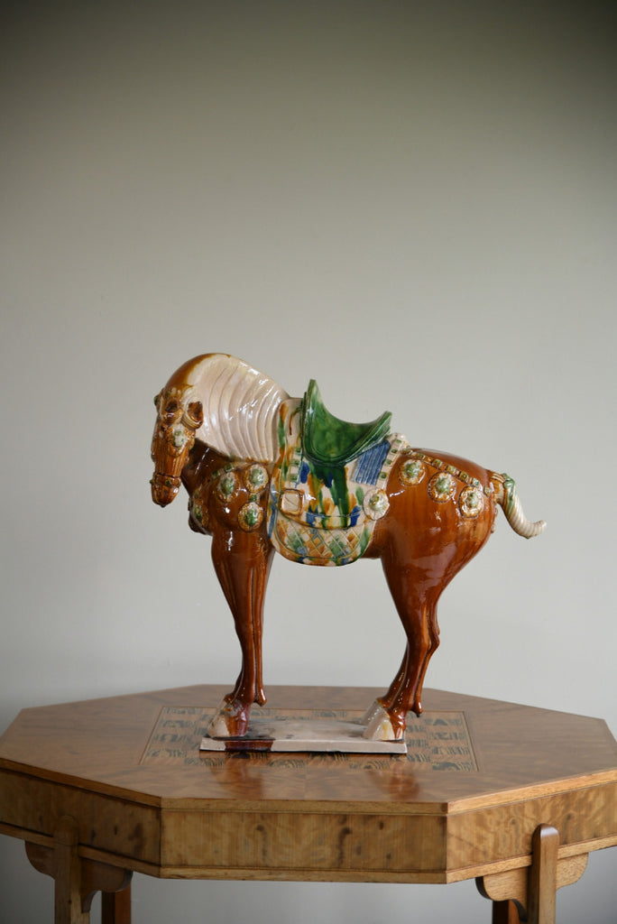 Large Chinese Pottery Horse