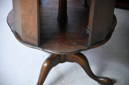 Georgian Style Revolving Library Table